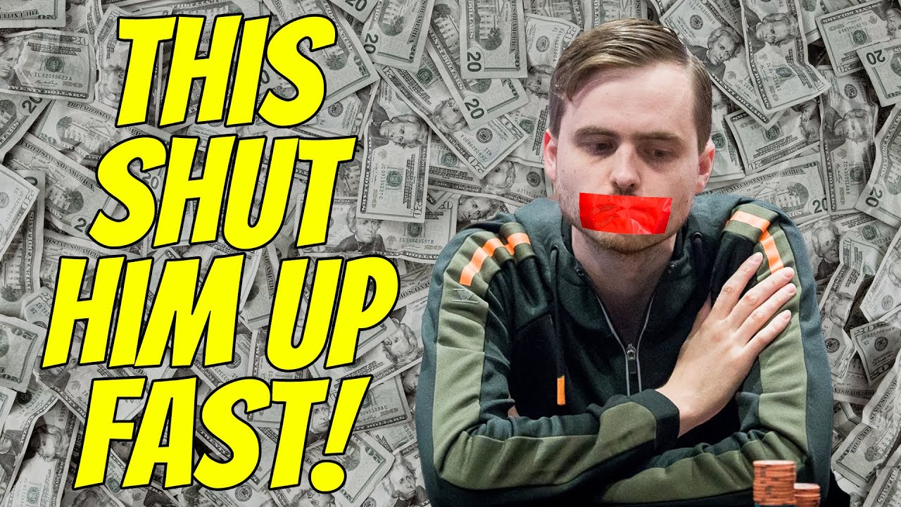 The Most Controversial Trash Talking Poker Player Shuts Up