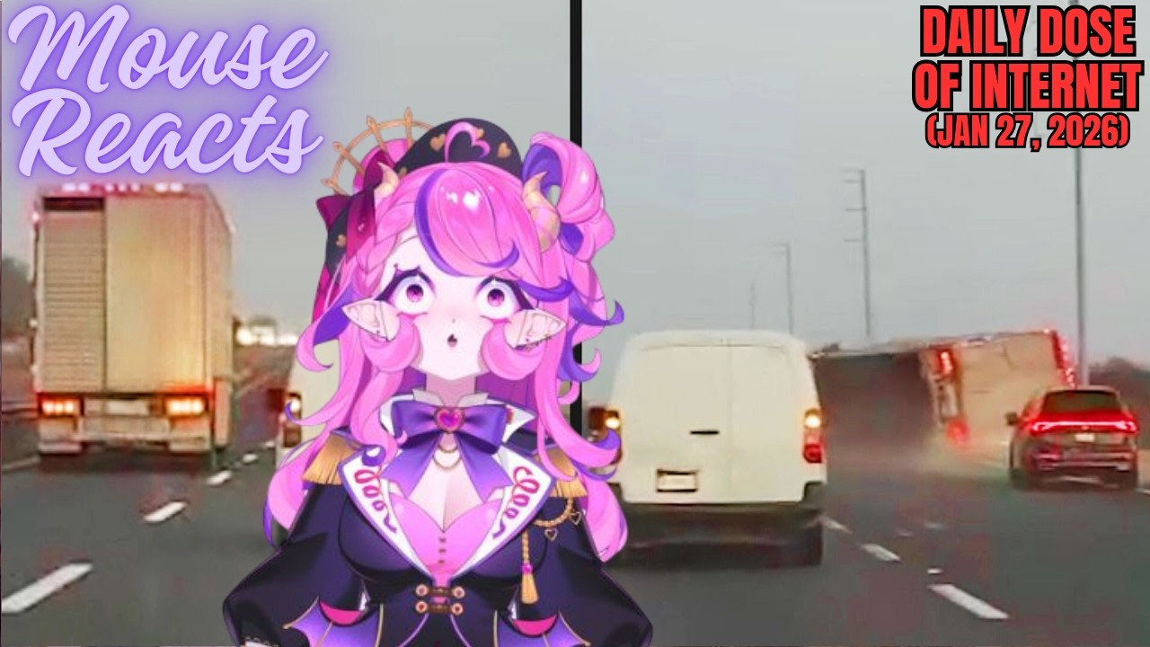 Mouse Reacts to Daily Dose of Internet: Insane Truck Driver Gets Instant Karma (Jan 27, 2026)