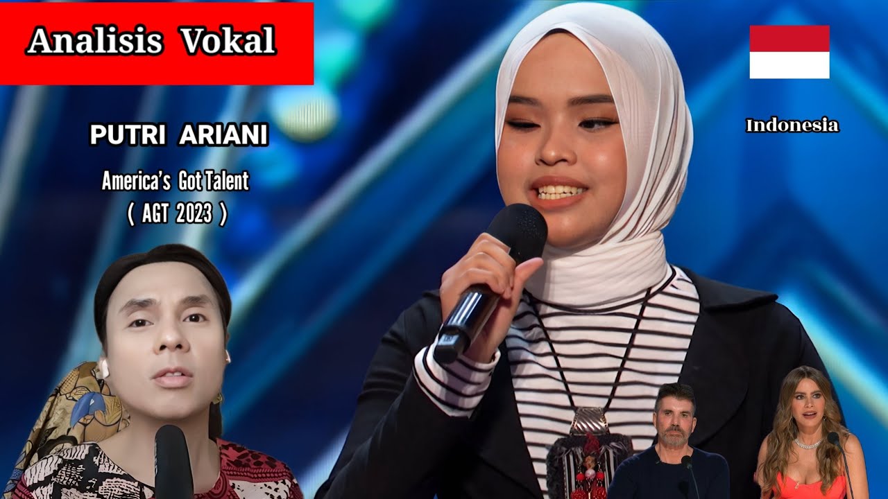 Analisis Vokal - AGT 2023 - Putri Ariani - Simon Cowell Golden Buzzer !!