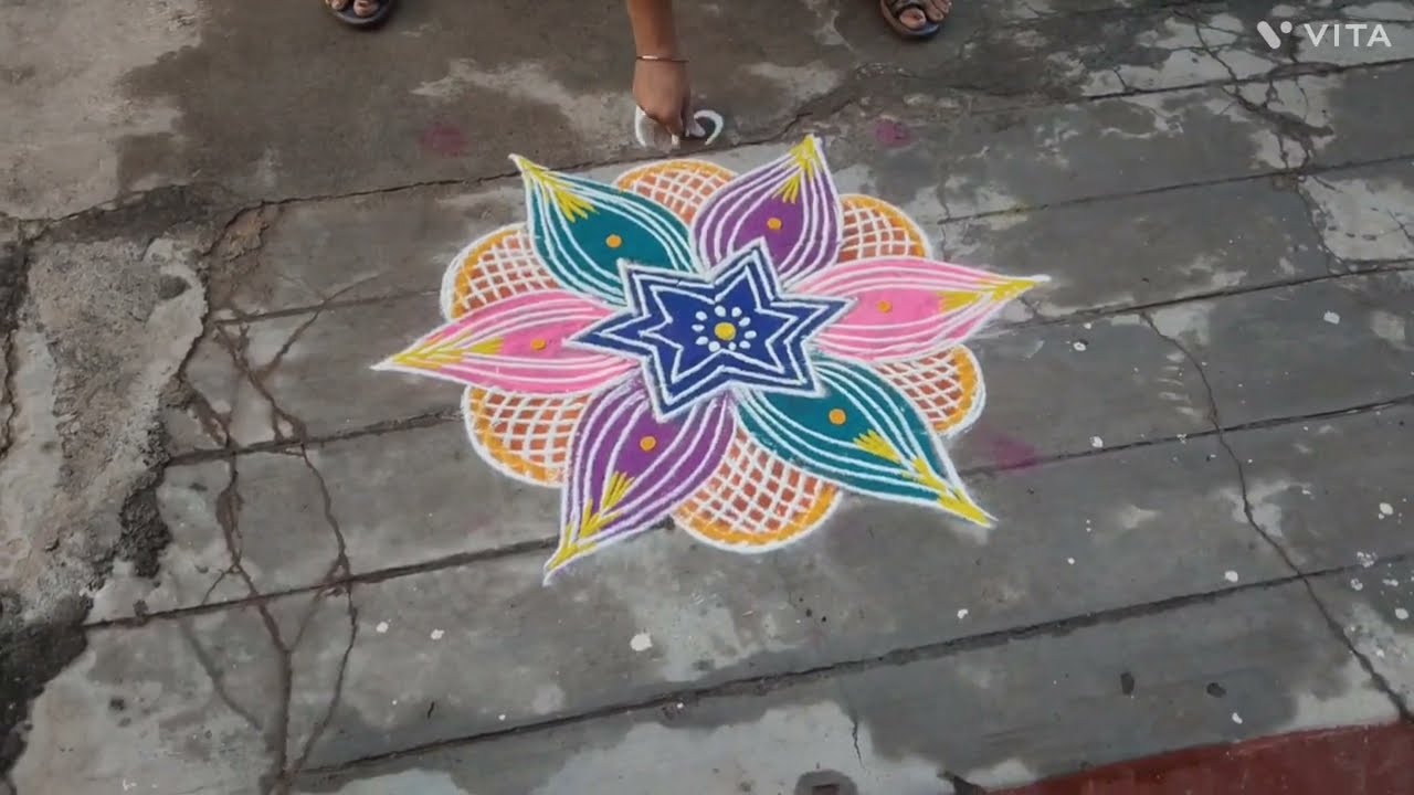 மாசி மாதம் செவ்வாய் தினம் கோலம்#கோலம்#rangoli#rangolidesigns#viralvideo 