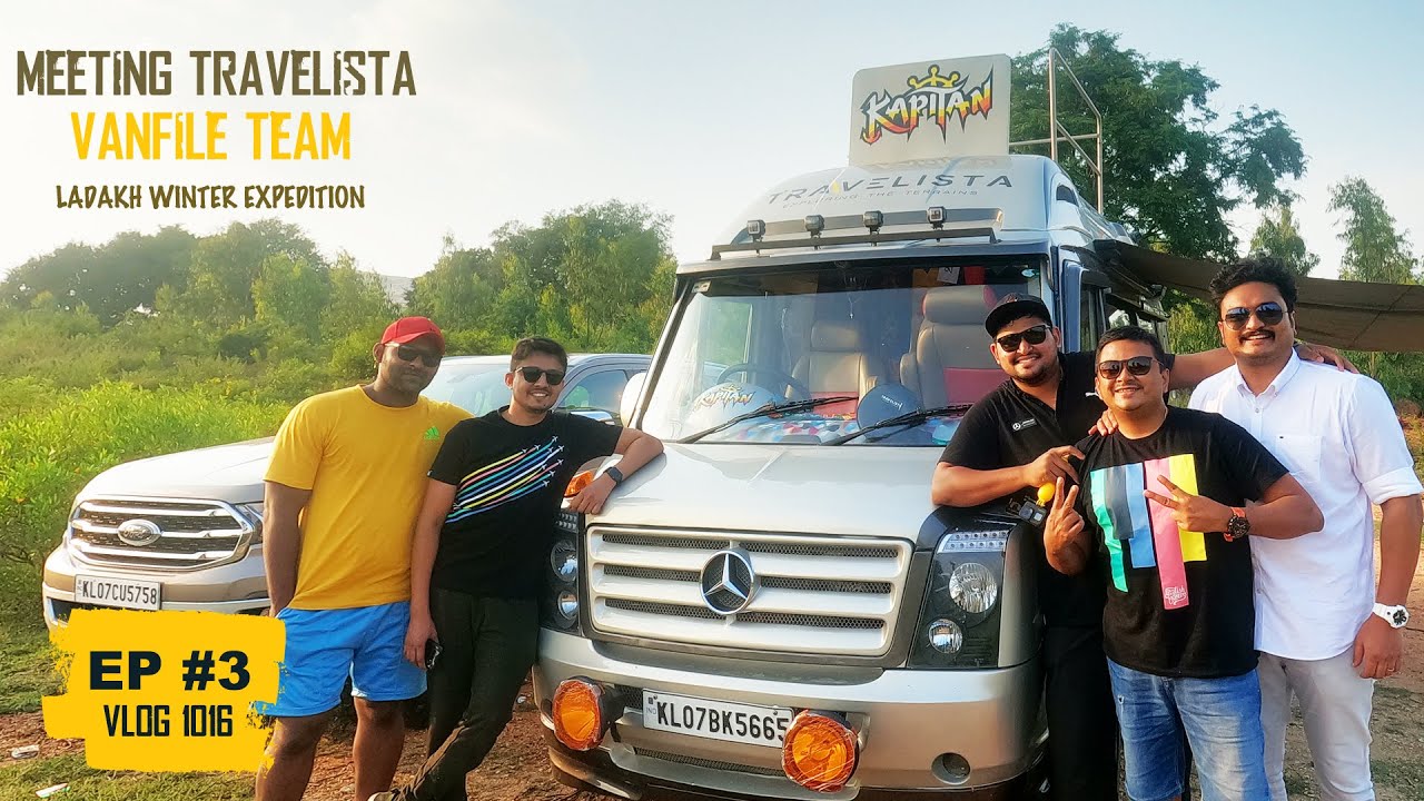 EP #3 - Met Travelista Van Life Team - ട്രാവലറിൽ All India വാൻ ലൈഫ് Trip ചെയ്യുന്ന 3 ആളുകൾ
