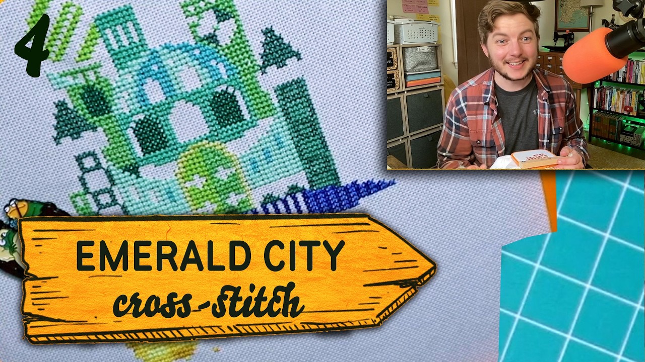 Emerald City Cross-Stitch # 4  Stitch Stream | April 13, 2026