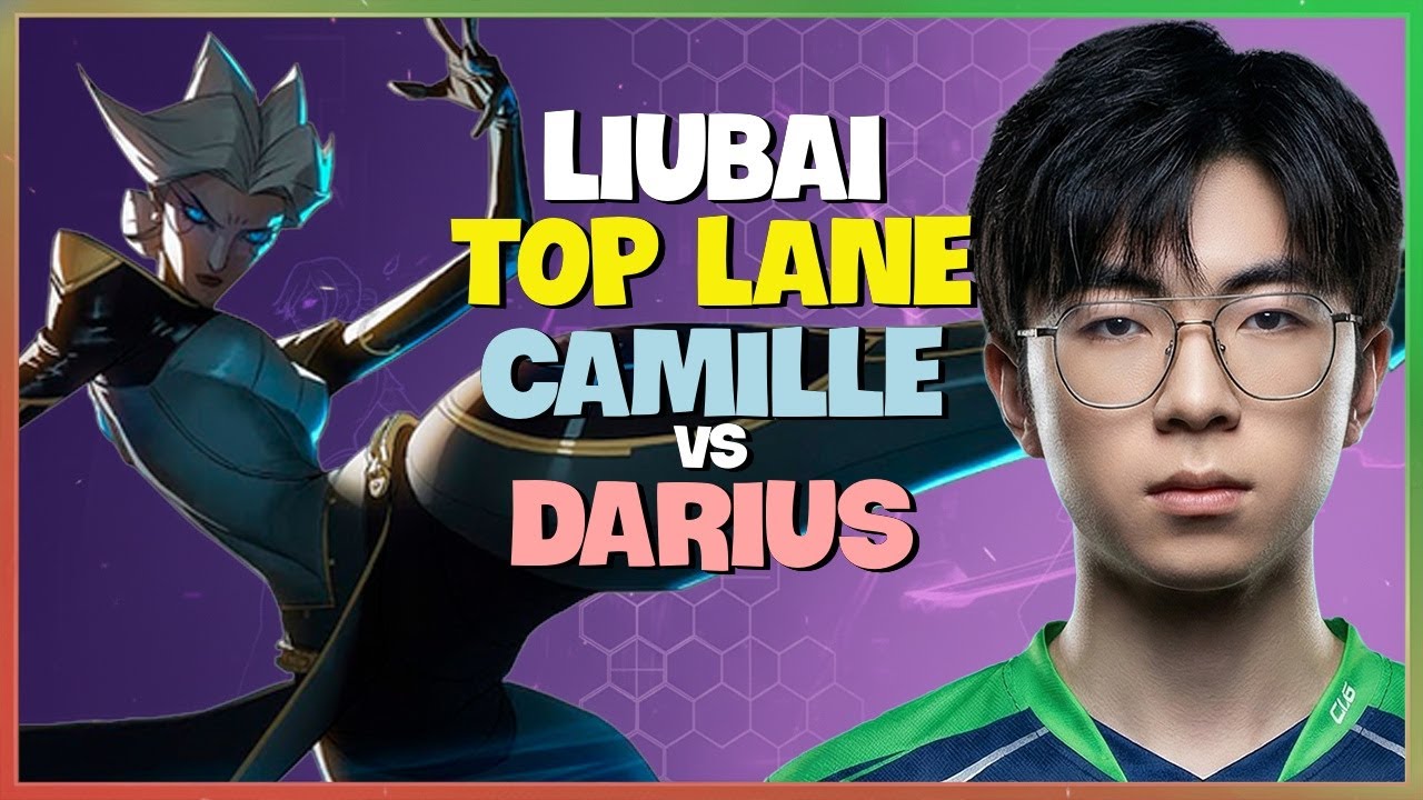 Rank 1 Camille : Liubai is DEVASTATING the Super Server and CRUSHING this Darius - Engsub