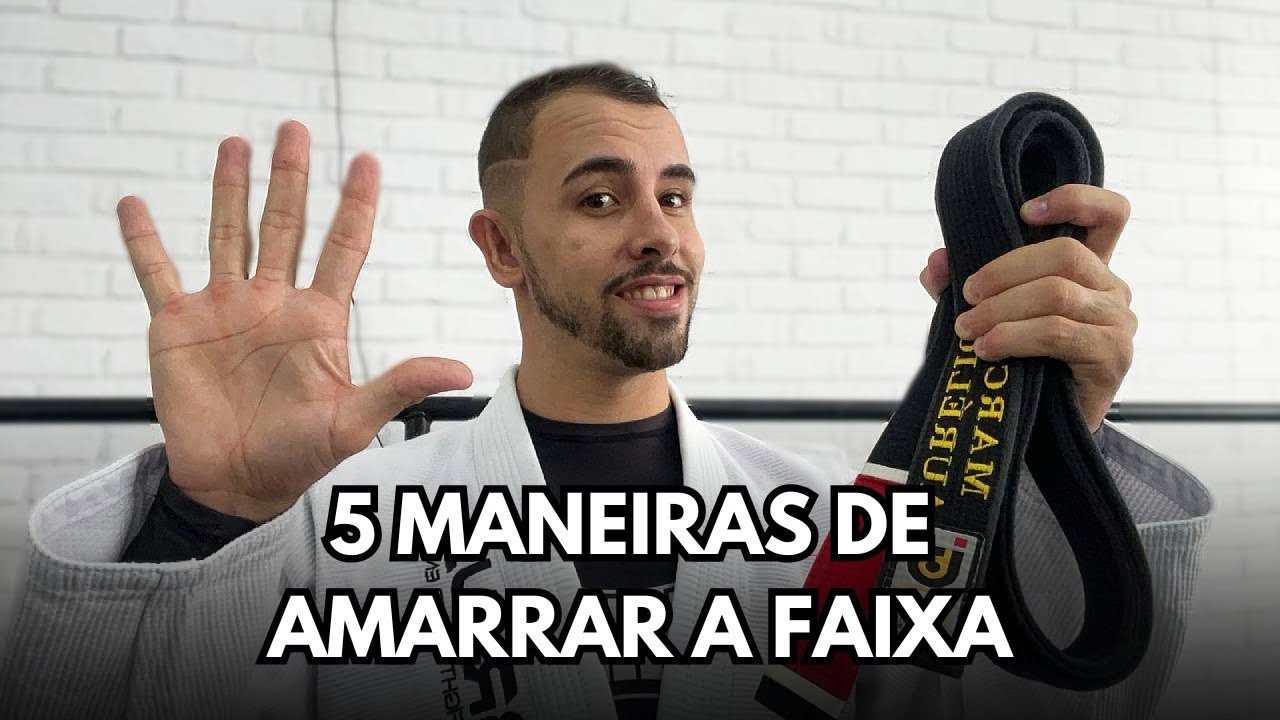 5 Maneiras de amarrar sua faixa de jiu-jitsu .