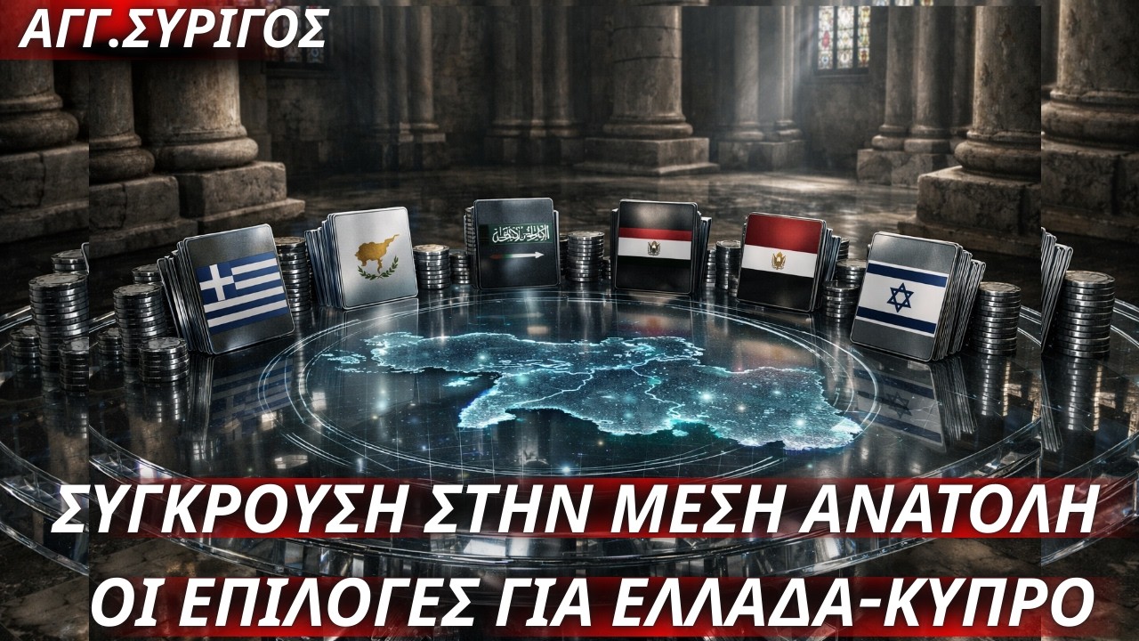 Άγγελος Συρίγος:Η σύγκρουση στην Μέση Ανατολή & οι επιλογές για Ελλάδα & Κύπρο-Ευκαιρίες & διλήμματα