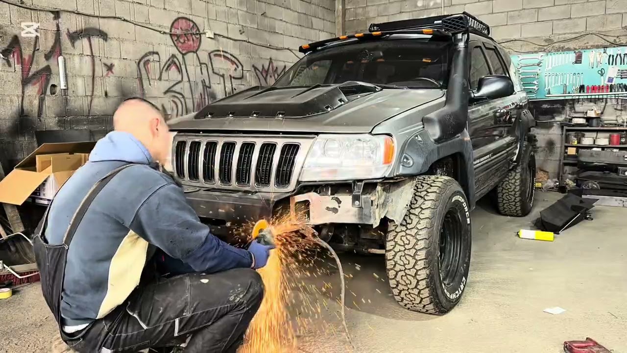 Building the perfect front bumper for Jeep wj !! 