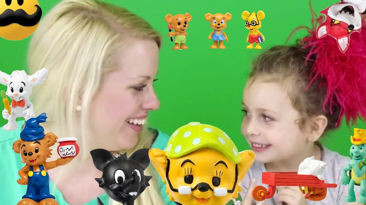 Bamse och hans Vänner Badar i Slime | Sofie och Melody Slimear ner| Slime Pulver