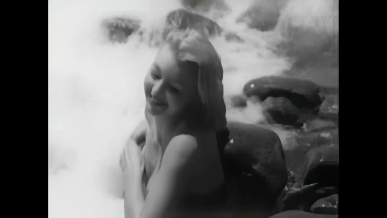 Malibu Mermaid 1960s Public Domain Film Restored 4K Ocean Bikini Mermaid Footage