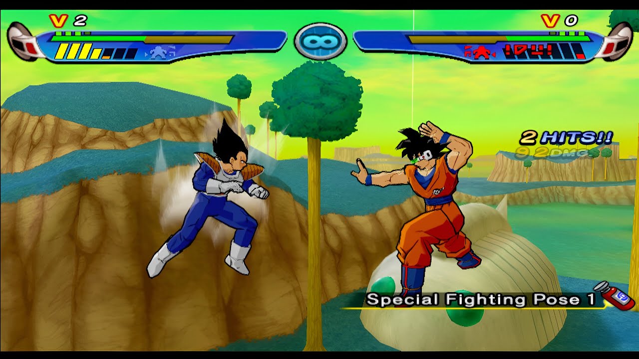 Vegeta VS Capitão Ginyu no Corpo de Goku 🧠⚔️Luta Cheia de Confusão | Dragon Ball Z Budokai 3 (PS2)