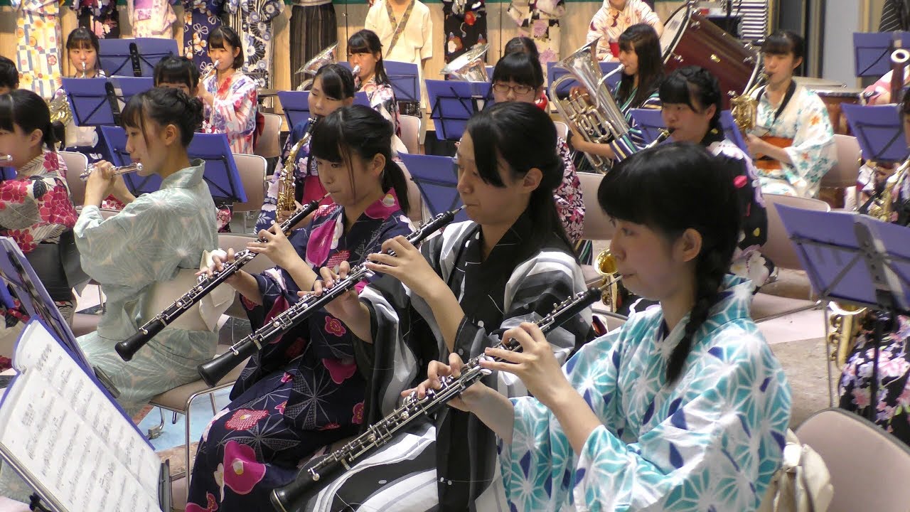 近江高等学校吹奏楽部　ビバシティ夏祭り2019
