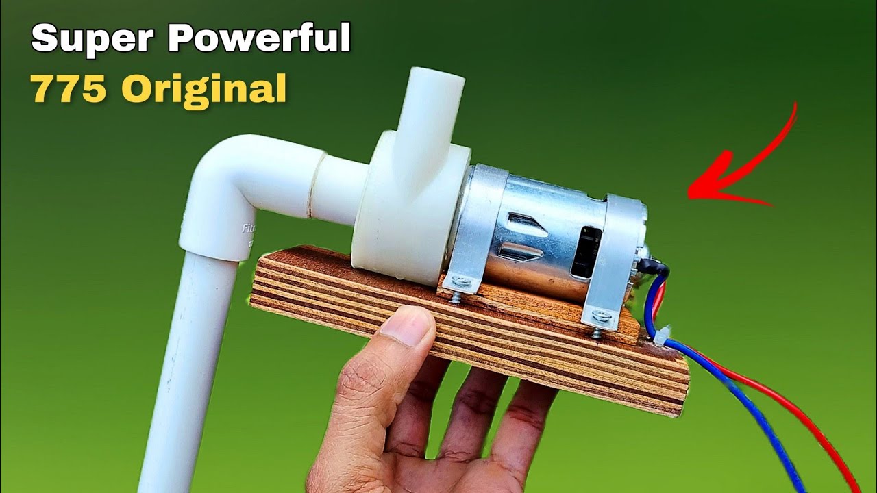 How To Make Powerful Water Pump 12V Using 775 Motor | DIY Water Pump | By - Creative Shivaji