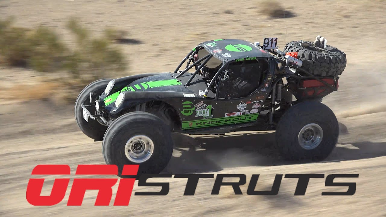ORI Struts Heat Test, King of The Hammers 2021 With Knockout Racing's Porche 911 Themed Rock Bouncer