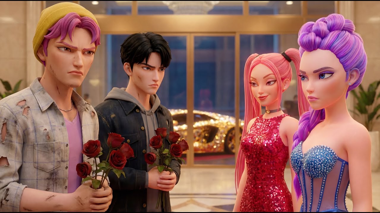 Abby and Jinu Confessed with Roses… But Were Rejected for Being Poor 💔😢 | KPOP Demon Hunters