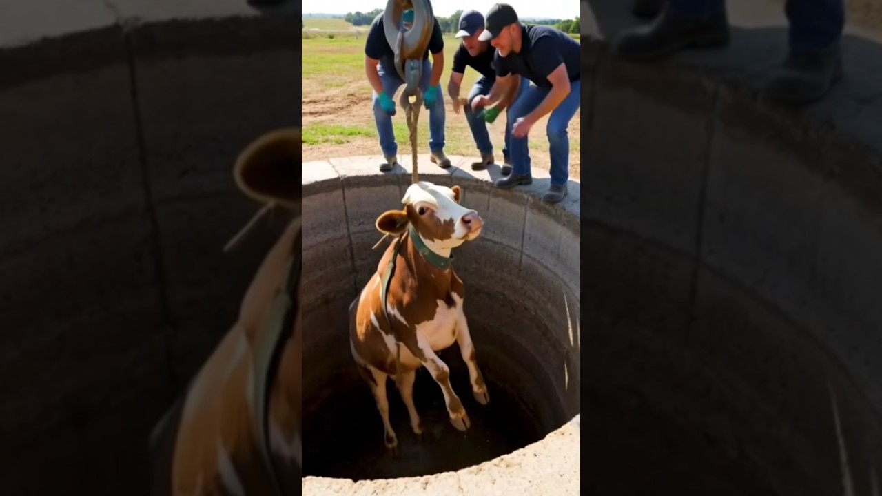 Rescue from the Deep Well  |Moral | Shorts # YouTube # trending # viral # animal story # reels