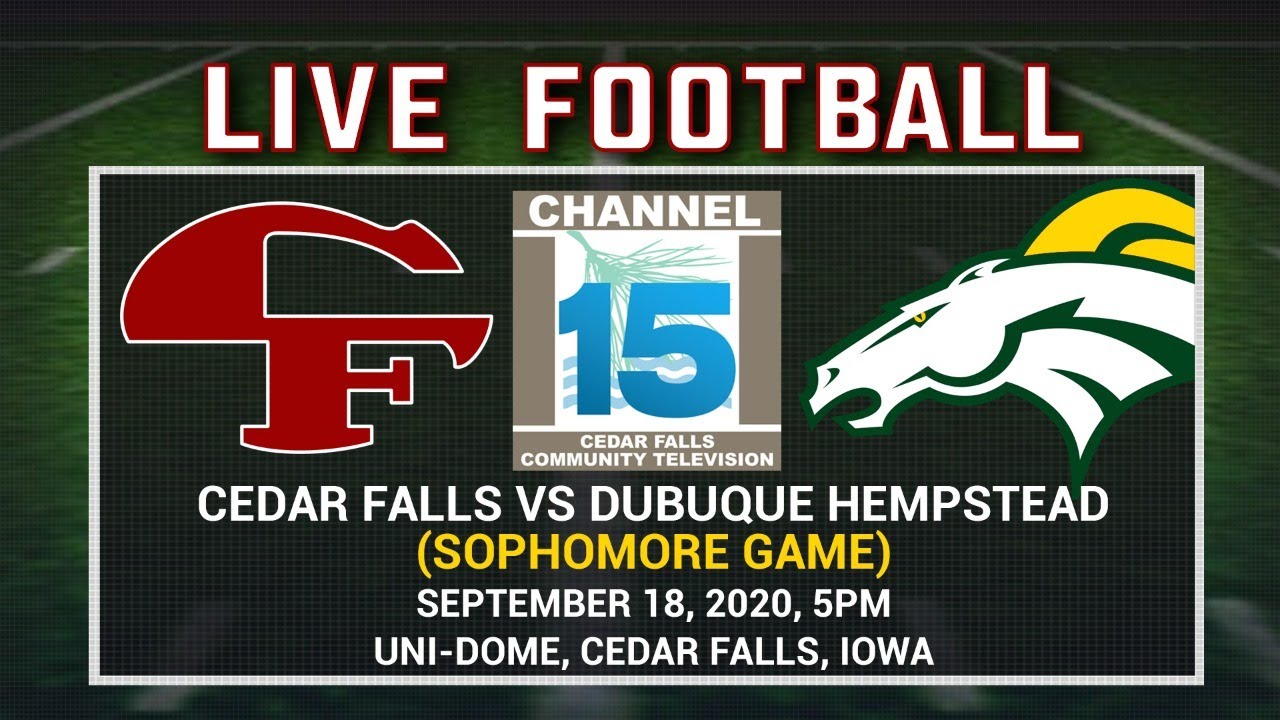 Cedar Falls Football vs Dubuque Hempstead (Sophomore) 9/18/20