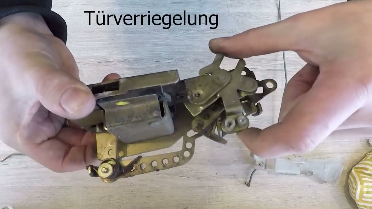 VW T4 Türschloss tauschen/reparieren wegen Federbruch