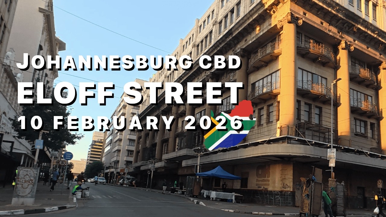South Africa 🇿🇦 | Eloff Street, Johannesburg CBD | 10 February 2026 #southafrica #johannesburg #2026