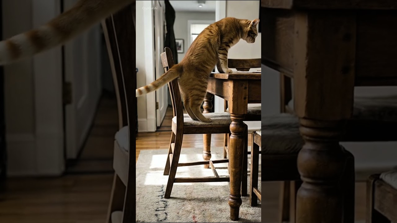 The "Gravity Check" - Why Cats Do This 😼 