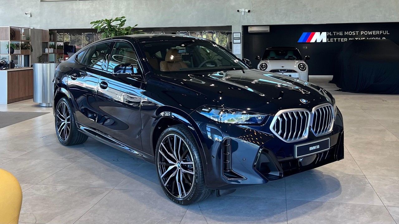 BMW X6 xDrive40i M Sport (G06) 2025/2026 - Preto Carbono + interno Cognac