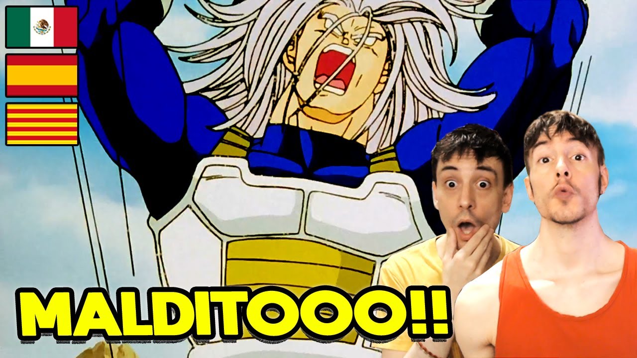 ESPAÑOLES REACCIONAN A DRAGON BALL LATINO 💥TRUNKS RABIA TRAS SER HUMILLADO Y DERROTADO POR CELL💥