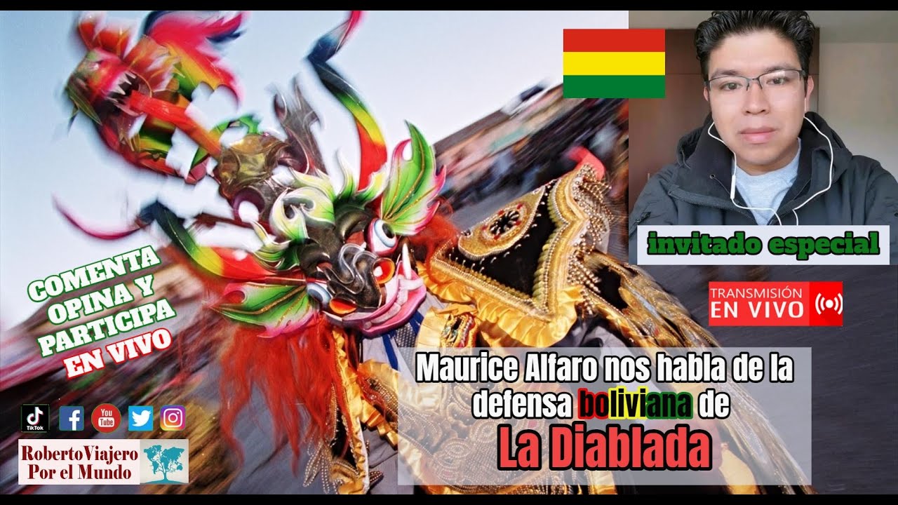 Maurice Alfaro nos habla de la defensa boliviana de La Diablada EN VIVO