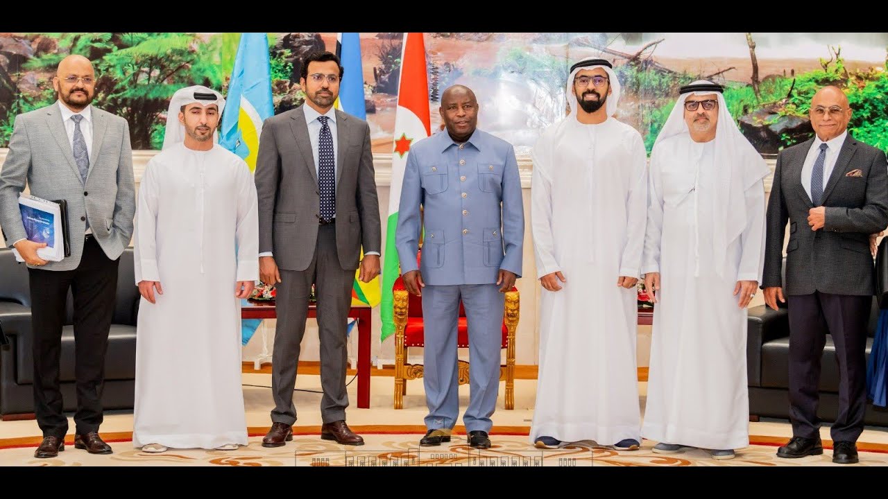 Prezida Neva yahaye umubonano Umurwi w'abarwizatunga bo mu gihugu ca Emirats Arabes Unis