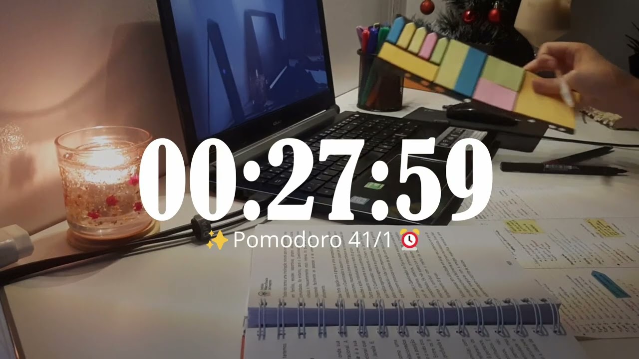 ⏰Pomodoro 42/1⏱️| ✨💼 Study With Me #56✨|⚡Hyperfocus⚡| Binaural Beats 🧠