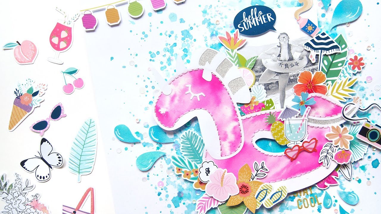 Stay Cool | Scrapbook Process Video | Elsie Robinson | Hip Kit Club