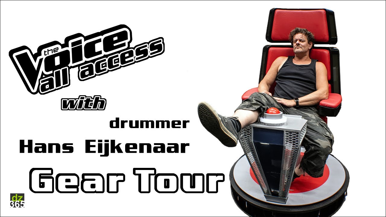 The Gear of The Voice drummer Hans Eijkenaar