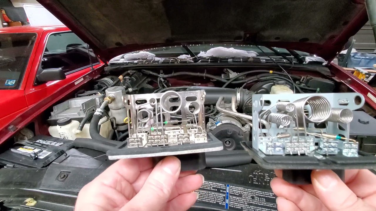 Blower Motor Resistor Replacement in the 2003 Chevy S10 Extended Cab 4wd. 5 Minute Fixes