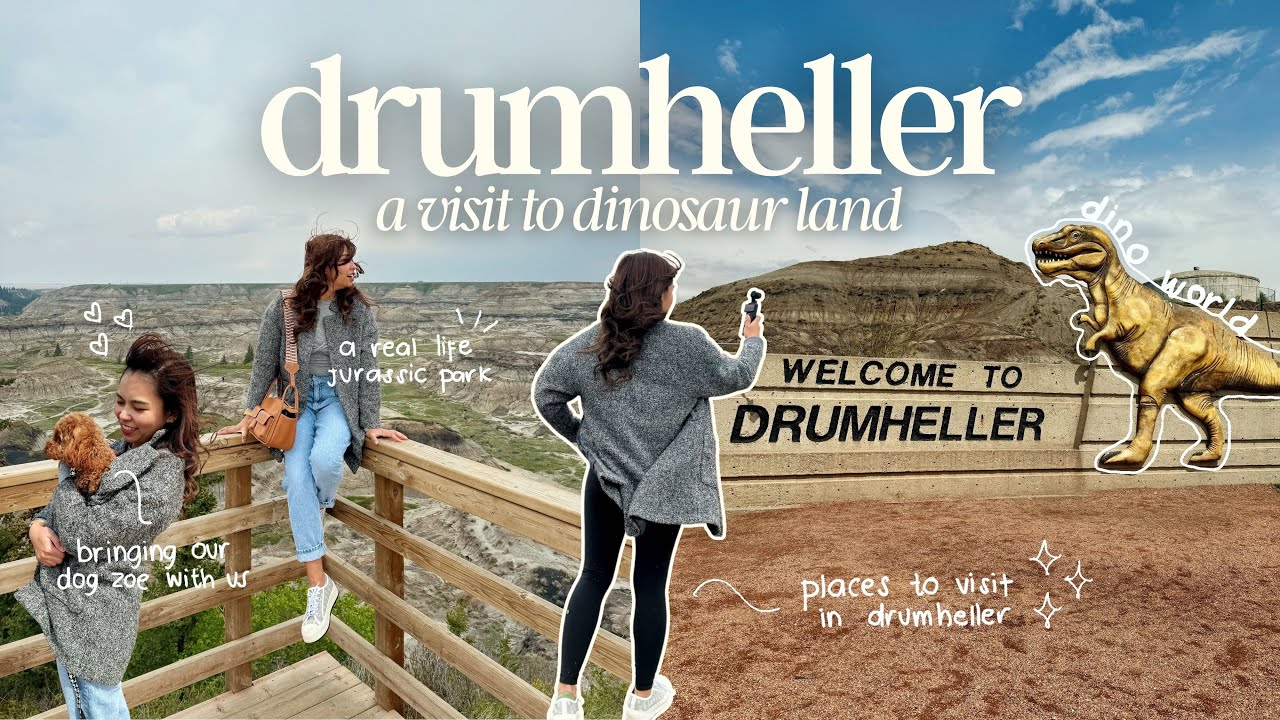 drumheller: visiting the dinosaur capital of the world!