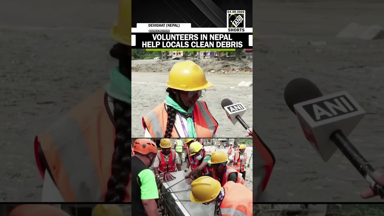 Nepal tragedy: Relief volunteers help flood victims to clean debris from their homes