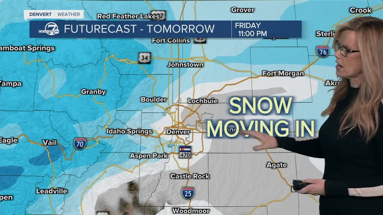 Winter's return: Sub-zero temps, snow settle into NE Colorado, including Denver
