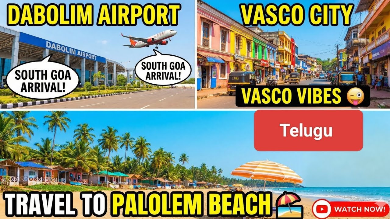 First Time Goa Trip?😍 |South Goa Airport to Top Places |South Goa vs North Goa 🏖️ |Must Visit Places
