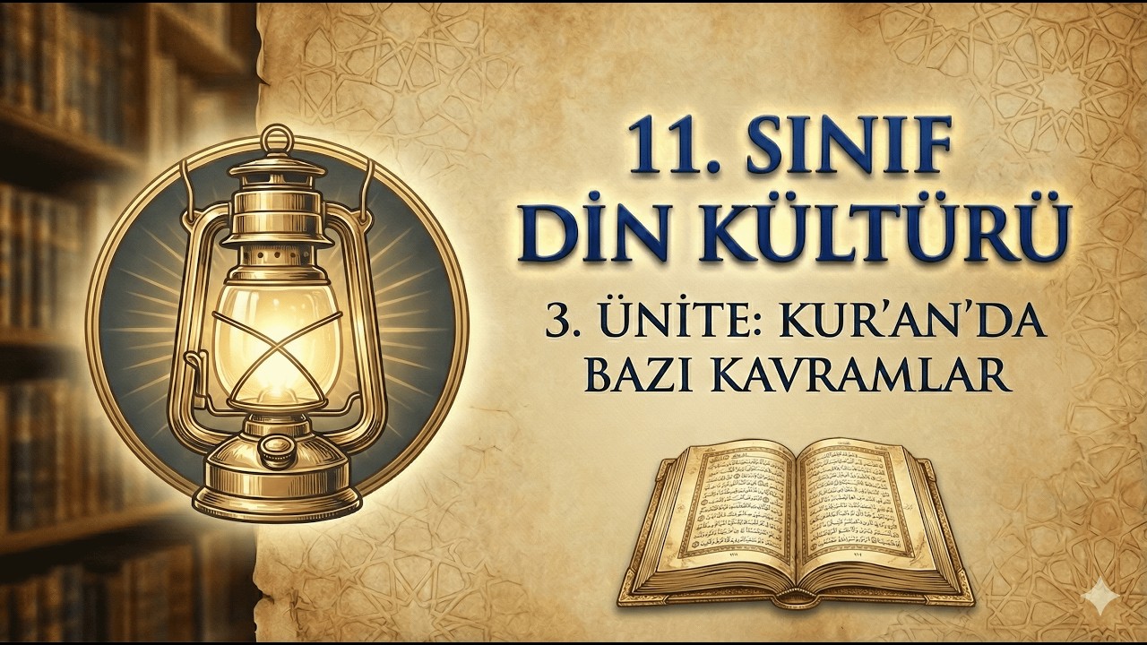 11. Sınıf Din Kültürü 2. Dönem 1. Yazılıya Hazırlık | 3. Ünite Full Tekrar