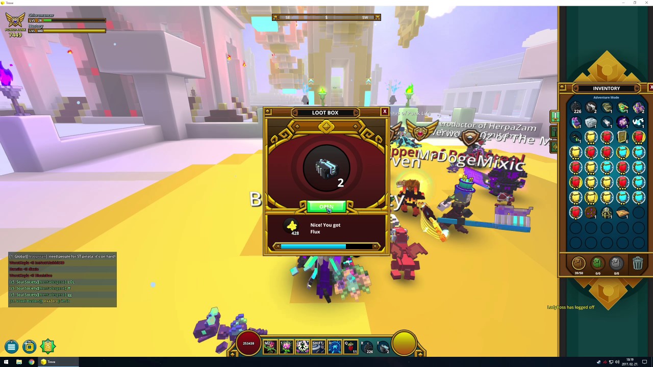 Trove - Opening 50 Chaos Chest - Mmm a Rare item!