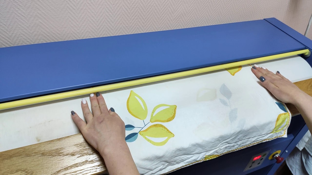 Как подготовить белья для глажения на гладильном катке Helen