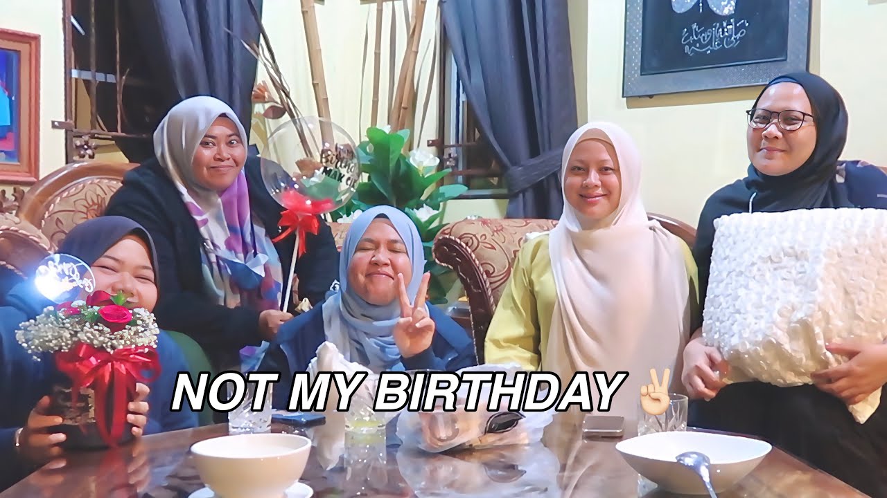 birthday mama tapi aku invite kawan2 macam birthday aku lol