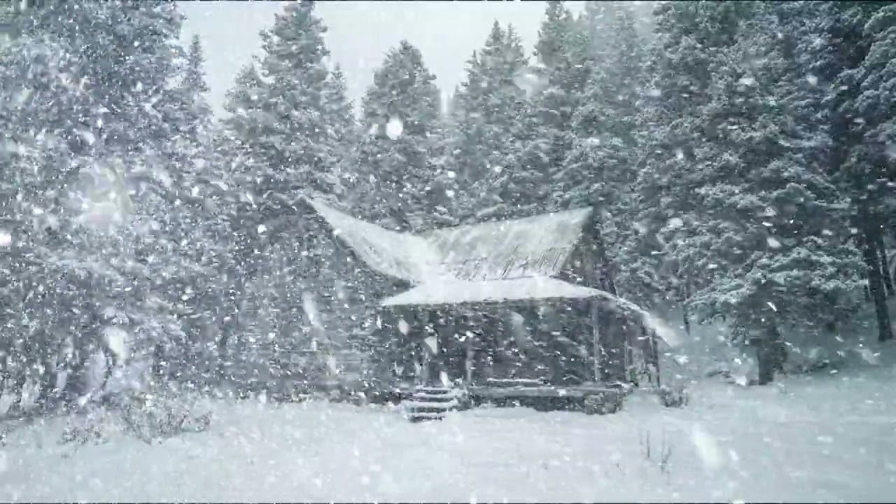 Fall Asleep Fast with Intense Winter Snowstorm Sounds – Relaxing Howling Wind Ambience