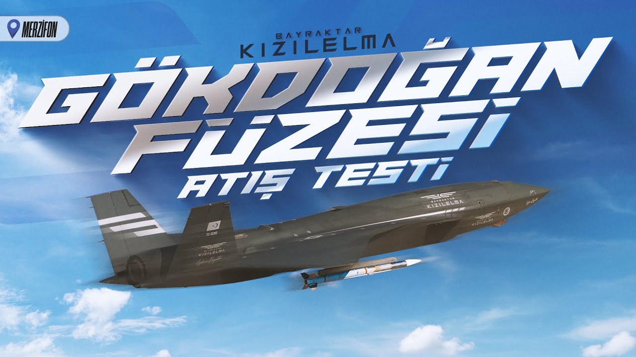 Bayraktar #KIZILELMA | GÖKDOĞAN Füzesi Atış Testi