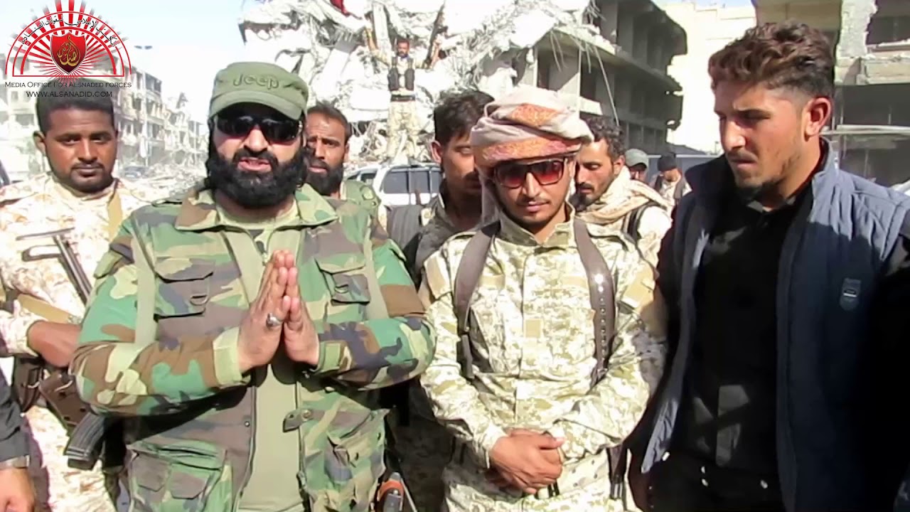 كلمة القائد العسكري لقوات الصناديد بندر حميدي الدهام من قلب مدينة الرقه