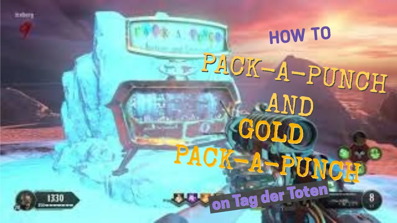 How To PACK A PUNCH on Tag der Toten (Black Ops 4 Zombies Game play PAP Parts Tutorial Guide)