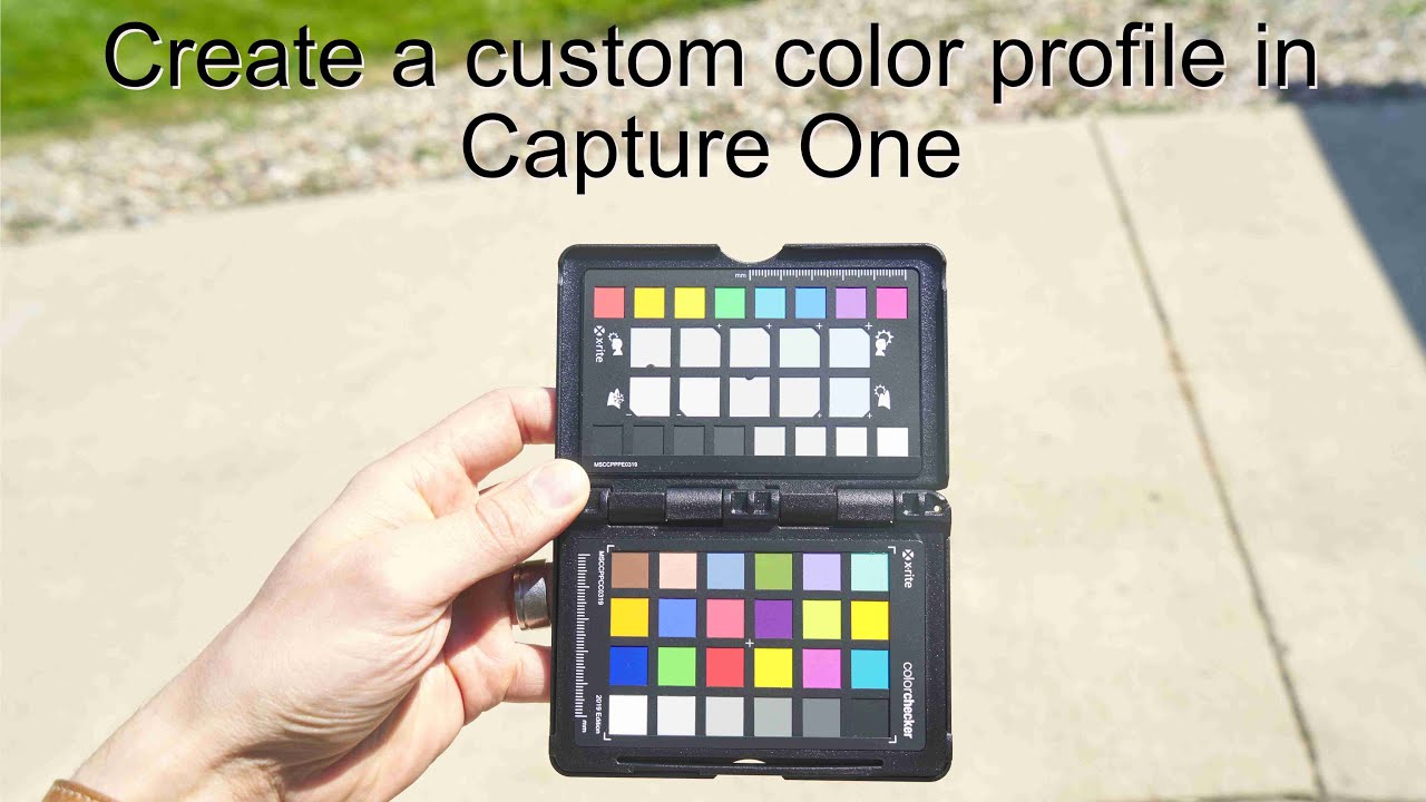 Create a custom color profile in capture one