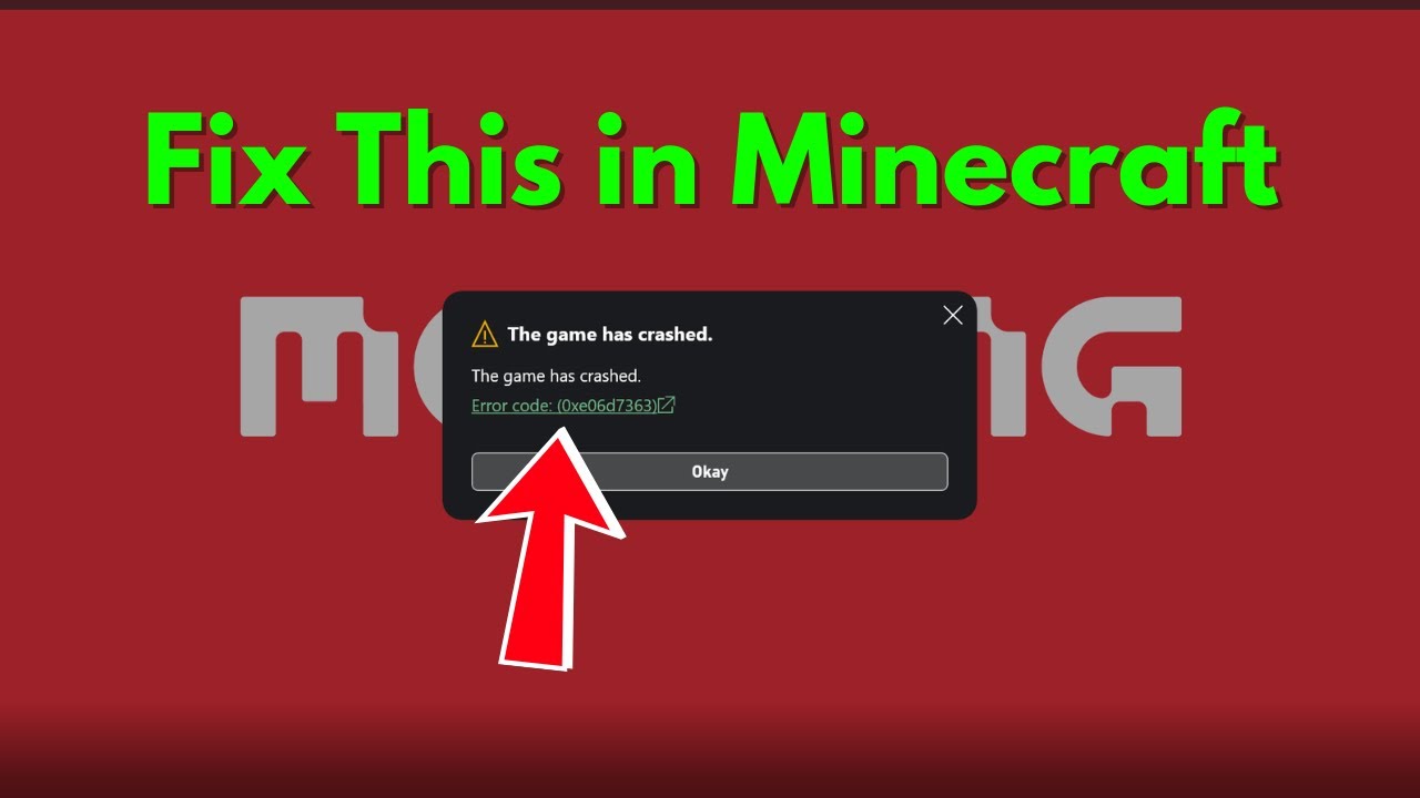 Solucionar el error 0xe06d7363 de Minecraft (El juego se ha bloqueado).