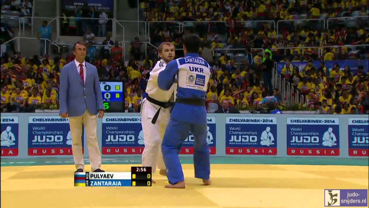 Judo 2013 World Championships Rio de Janeiro: Pulyaev (RUS) - Zantaraia (UKR) [-66kg] bronze
