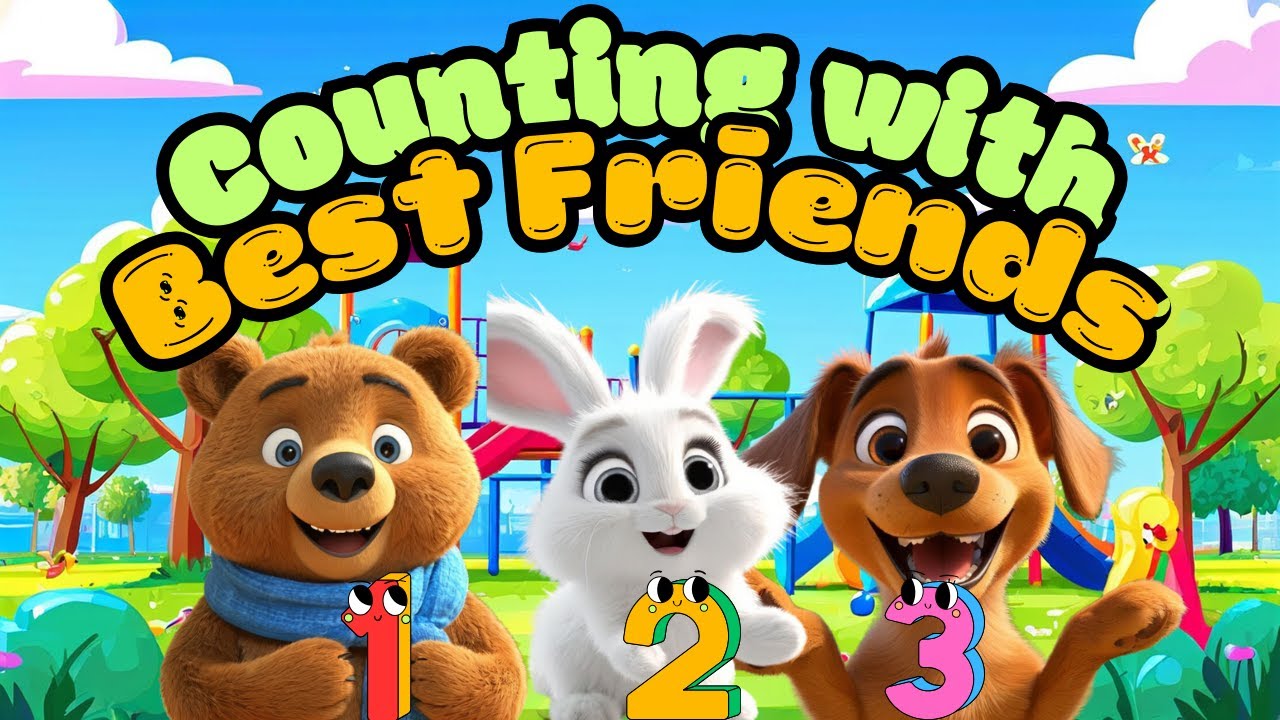 Learn to Count 1-10 with Best Friends | Fun & Educational Kids Counting Song [2024] 