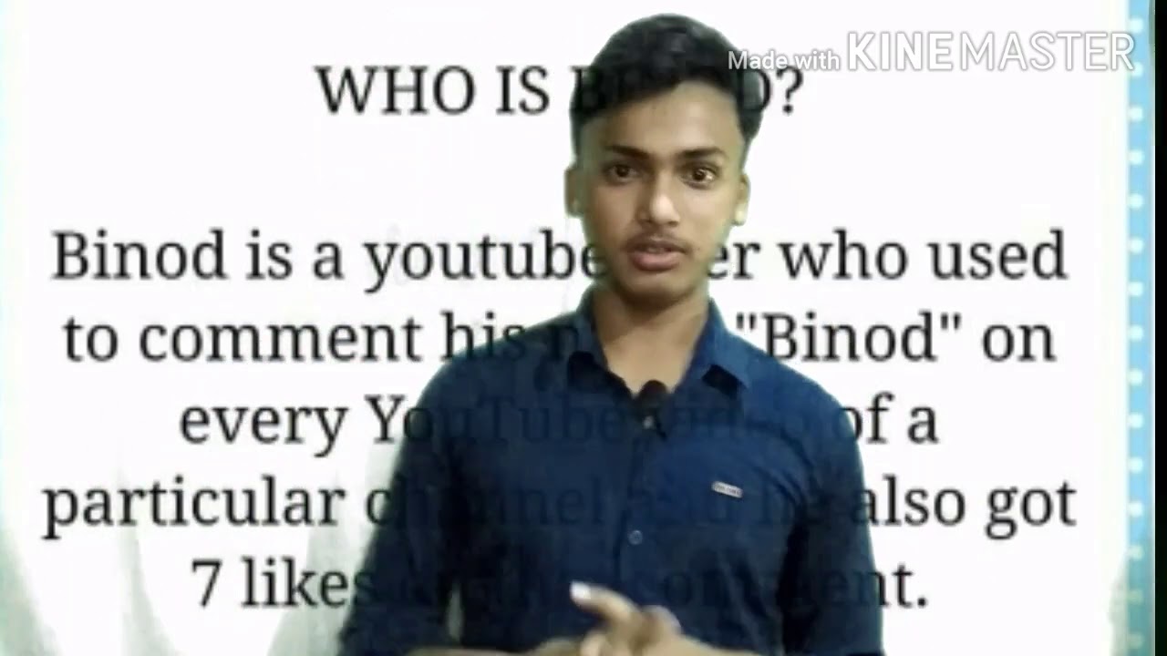 Who is binod(a viral meme history of origin).