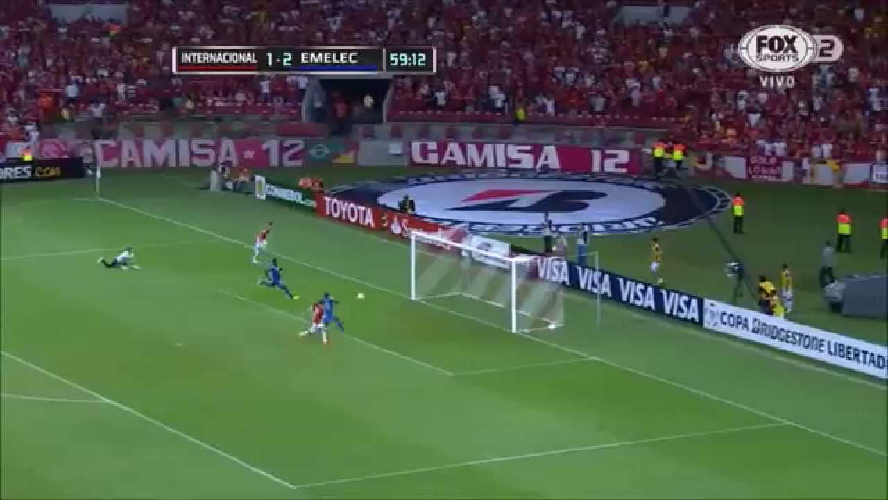 Internacional 3 - 2 Emelec Copa Libertadores 2015