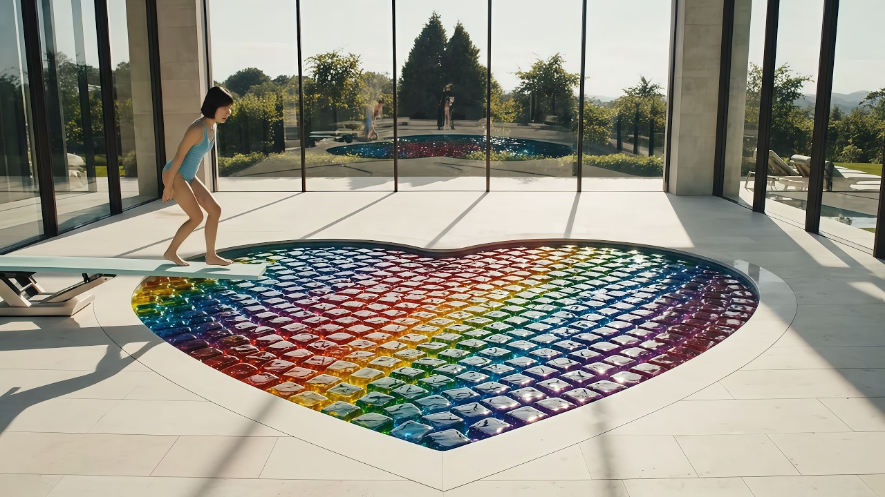 The Most Relaxing AI ASMR Pool | Cozy Water, Soft Ambience & Deep Sleep