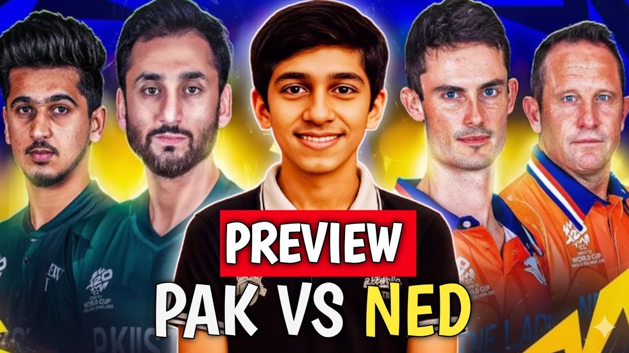 ICC Mens t20 world cup 2026 1st Match Preview | Pak vs Ned | Kiya kal barish Hogi ? | Kon Jitega ?